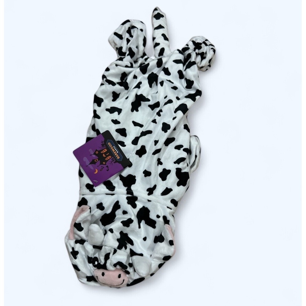 Hooded Cow Costume For Dog Size Small